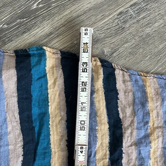 UMGEE Boho Striped Maxi Dress Tie Waist Size Large - Picture 13 of 15